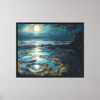 Toile Le littoral de la Lune