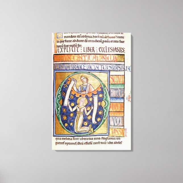 Toile Le Livre des Ecclésiastes (Recto)