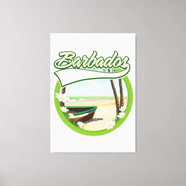 Toile Le logo de Barbados Travel (Recto)
