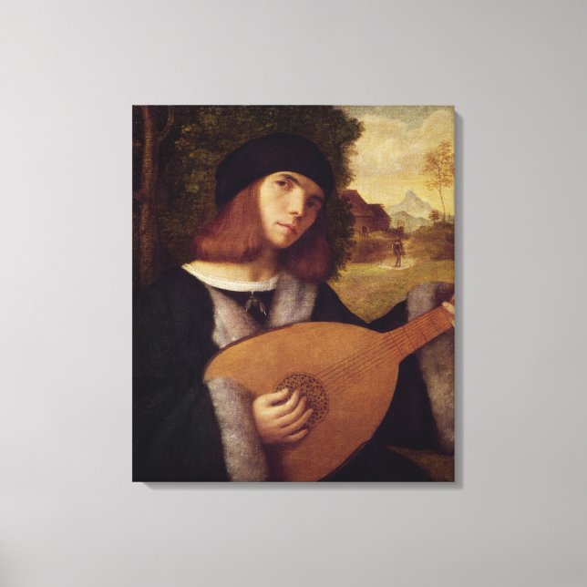 Toile Le Lute Player (Recto)