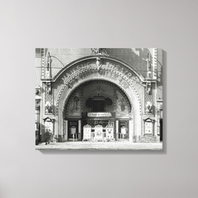 Toile Le Majestic Theatre, 1910 (Recto)