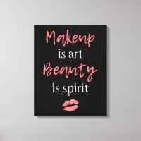 Le maquillage est l'art La beauté est l'esprit