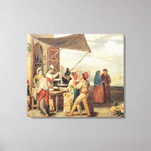 Toile Le marché italien