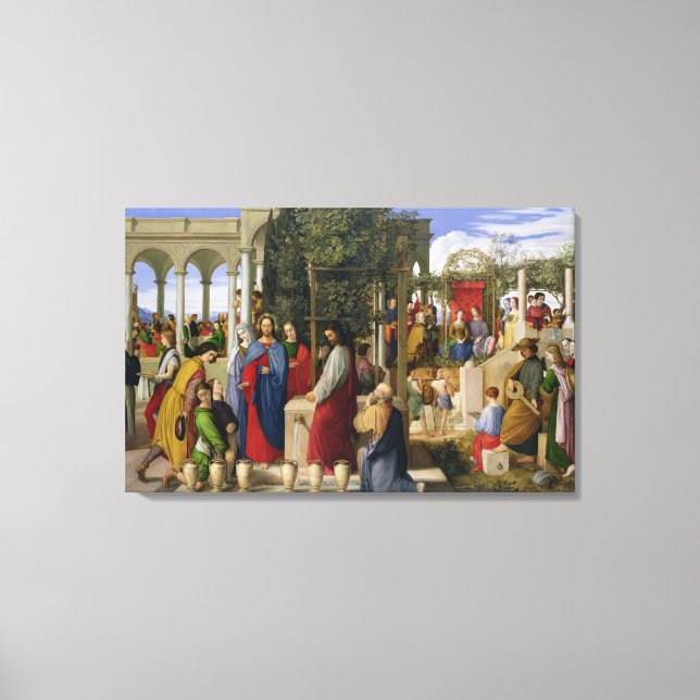 Toile Le mariage à Cana, 1819 (Recto)