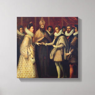 Toile Le mariage de Catherine de Medici