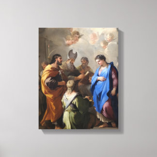 Toile Le Mariage de la Vierge de Luca Giordano 