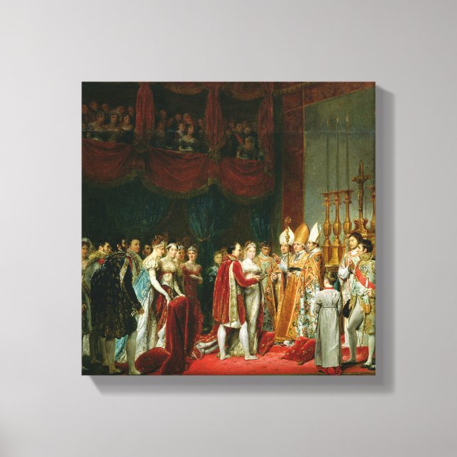 Toile Le mariage de Napoléon Ier et Marie (Recto)