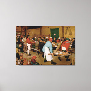 Toile Le Mariage paysan par Pieter Bruegel l'Ancien