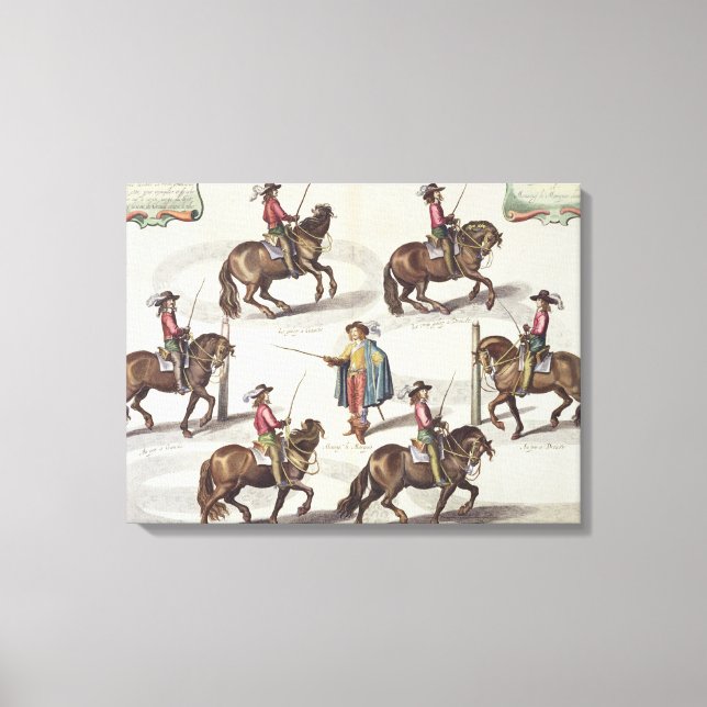 Toile Le marquis de Newcastle Le capitaine Mazin un Ri (Recto)