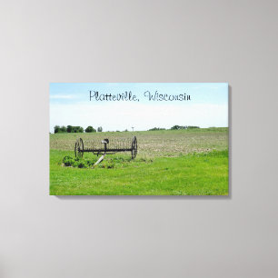Toile Le Midwest, la photographie agricole