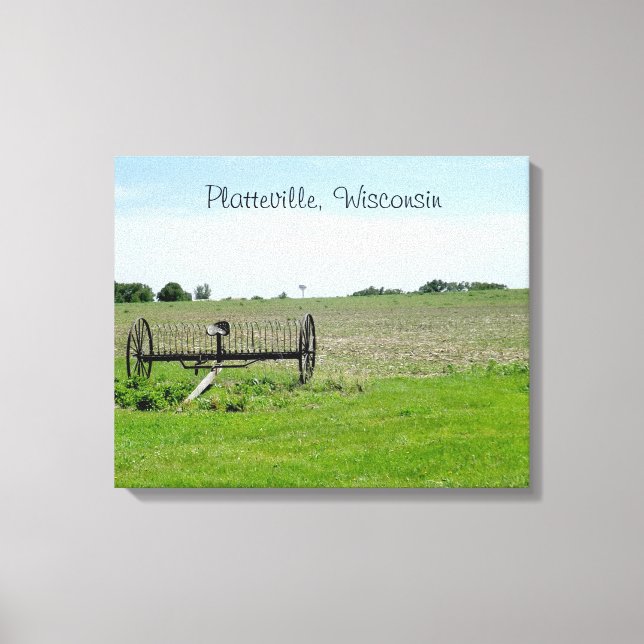 Toile Le Midwest, Photographie de ferme (Recto)