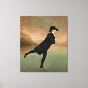 Toile Le ministre du patinage par Henry Raeburn (vers 17