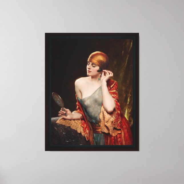 Toile Le miroir du studio par Albert Henry Collings (Recto)