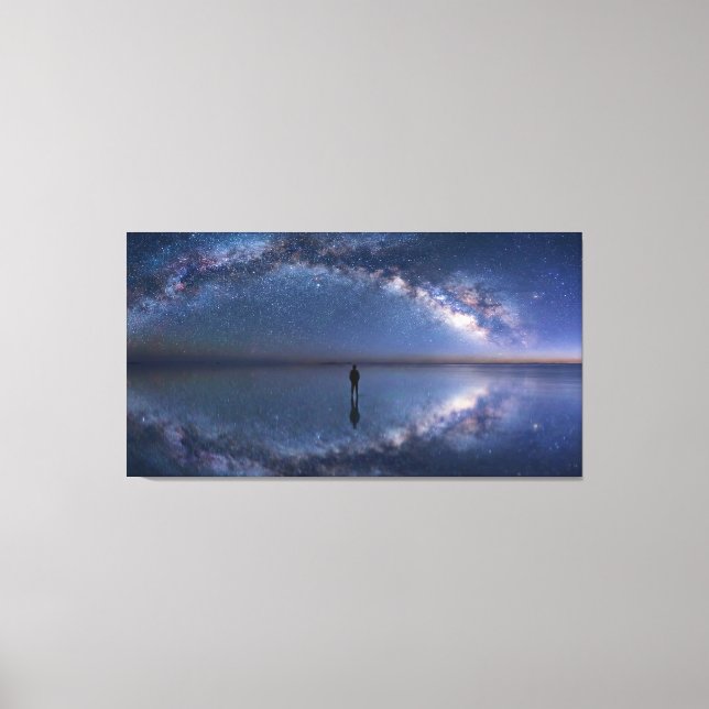 Toile le Miroir Infini - Salar de Uyuni Voie Lactée (Recto)