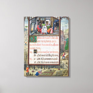 Toile Le mois de janvier