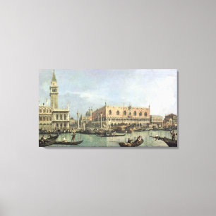 Toile Le Molo et la Piazzetta San Marco, Venise (pétrole