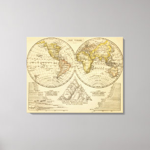 Toile Le monde 2