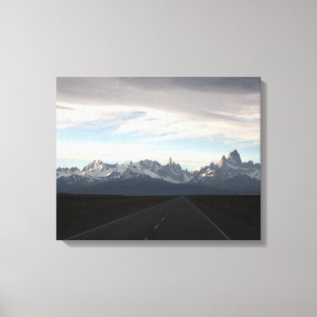 Toile Le Mont Fitz Roy Et Le Chaîne Andes (Recto)