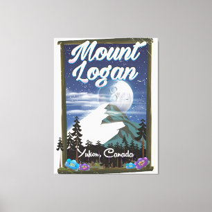 Toile Le mont Logan, le Yukon, Canada