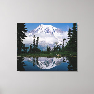 Toile Le Mont Rainier dans une montagne tarne