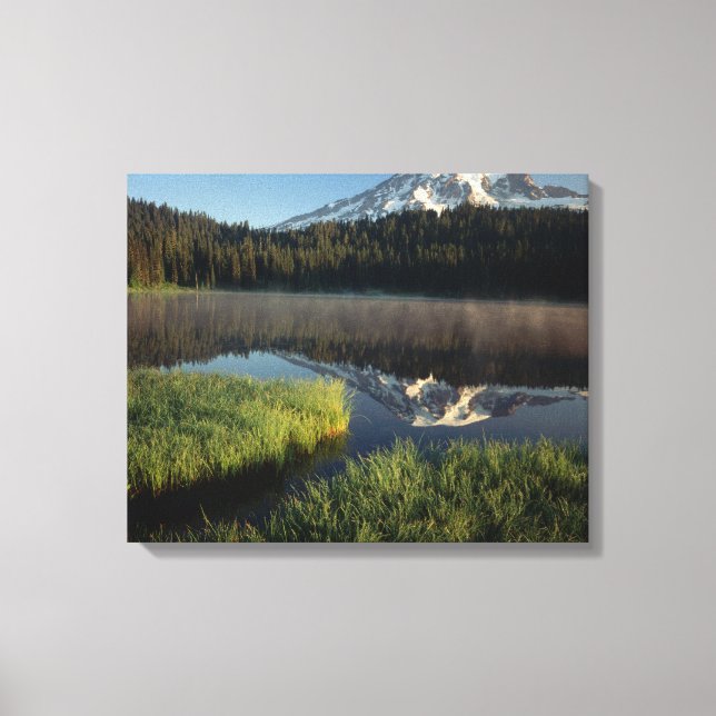 Toile Le Mont Rainier reflété dans le lac de réflexion 2 (Recto)
