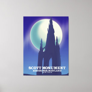 Toile Le monument Scott, Édimbourg, Ecosse