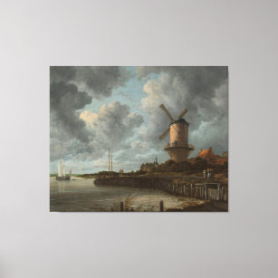 Toile Le moulin à vent de Wijk bij Duurstede, Jacob Isaa