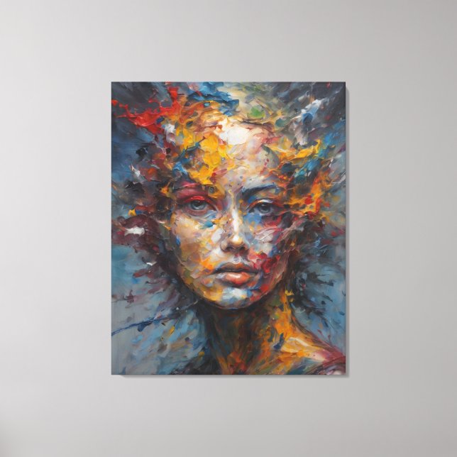 Toile Le multivers dans votre tête (Recto)