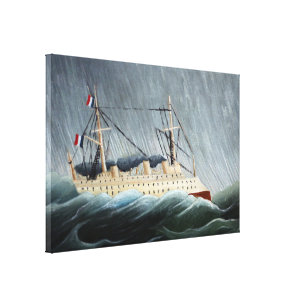 Toile Le navire dans la tempête   Henri Rousseau