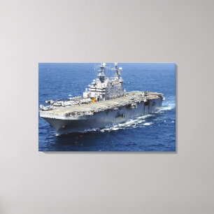 Toile Le navire d'assaut amphibie USS Peleliu