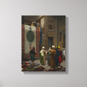 Toile Le négociant de tapis, c.1887 (huile sur la toile)
