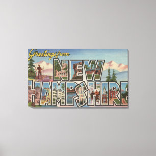 Toile Le New Hampshire - grandes scènes de lettre