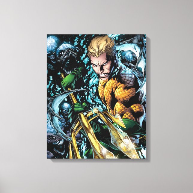 Toile Le Nouveau 52 - Aquaman #1 (Recto)