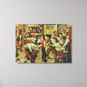 Toile Le paiement des dîmes (huile sur la toile)