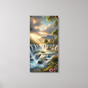 Toile Le Paradis Caché – Une Évasion Légendaire
