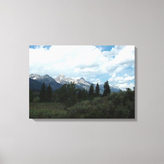 Toile Le Parc national de Grand Teton (Recto)