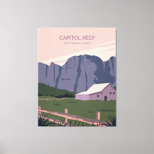 Toile Le Parc national du Capitol Reef