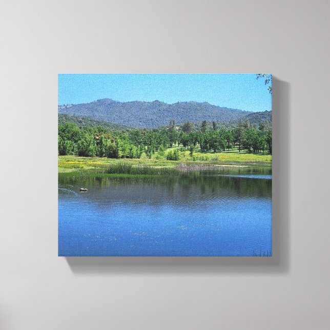 Toile Le parc naturel d'Ahwahnee Hills (Recto)