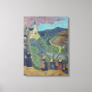 Toile Le pardon de Notre-Dame-DES-Portes à