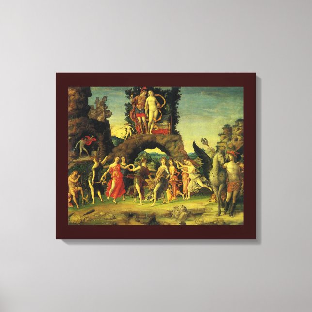 Toile Le Parnasse, Mars et Vénus d'Andrea Mantegna (Recto)