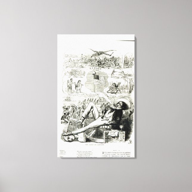 Toile Le pays de la Liberté (Recto)