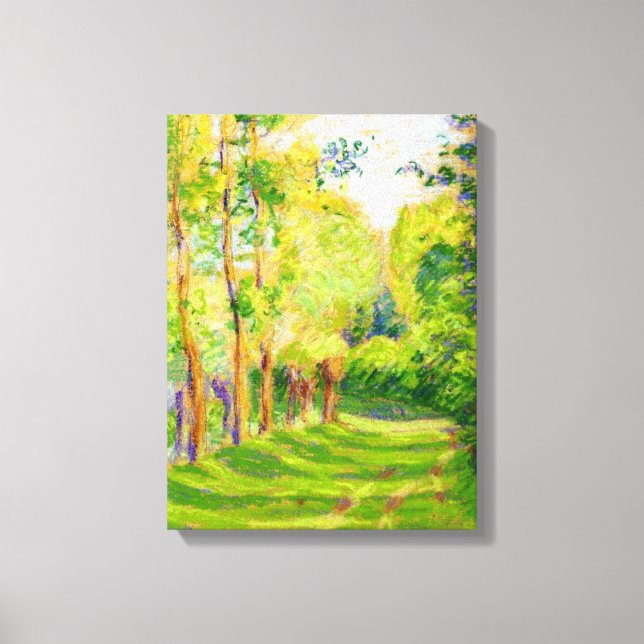 Toile Le "Paysage de Pissarro à St Charles" (Recto)