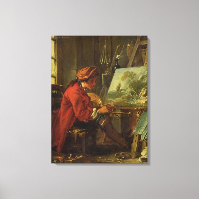 Toile Le Peintre dans son Studio (Recto)