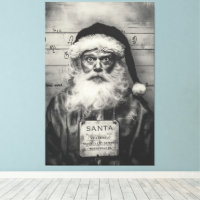 Le Père Noël Mugshot : La liste des vilains n'est 