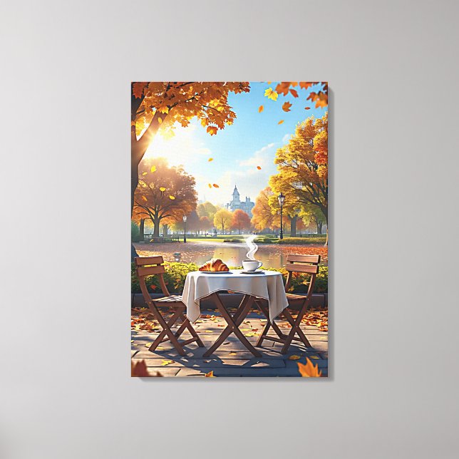 Toile Le petit déjeuner d'automne (Recto)