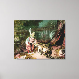 Toile Le petit vieil homme du cru de peinture murale en