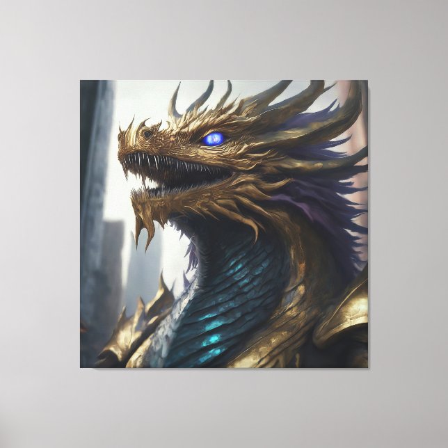 Toile Le pied du dragon (Recto)