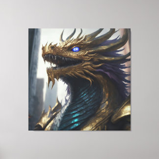 Toile Le pied du dragon