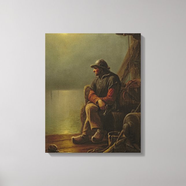 Toile Le pilote garde la surveillance, 1851 (Recto)