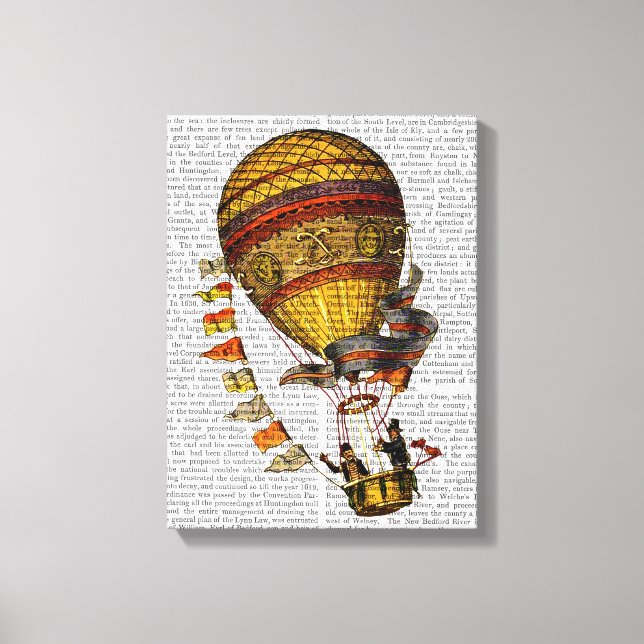 Toile Le Pilote Hot Air Balloon (Recto)